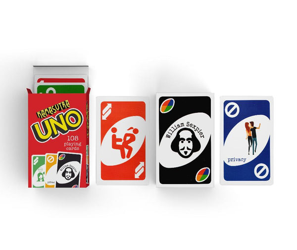 25x Packs/Decks - Wholesale - Uno Kamasutra - Sex Positions Printed 108 Playing Uno Cards - Uno Card Game Night Party