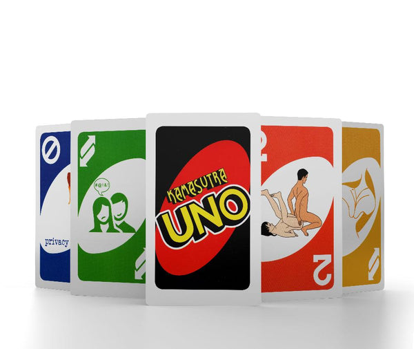 25x Packs/Decks - Wholesale - Uno Kamasutra - Sex Positions Printed 108 Playing Uno Cards - Uno Card Game Night Party