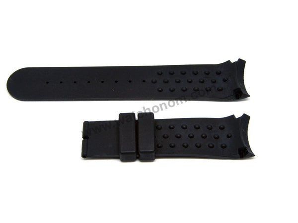 Compatible Calvin Klein CK K22176 , K22211 , K22271 , K22471 22mm Black Rubber Replacement Watch Band Strap