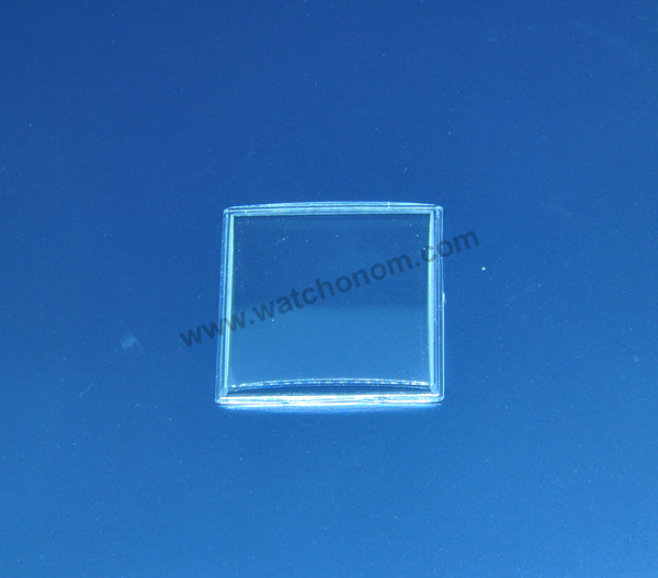 Fits/For Vintage Square Zenith Kennedy Plexi Glass (Acrylic) 26mmx26mm Replacement Plastic Parts Watch Glass Crystal