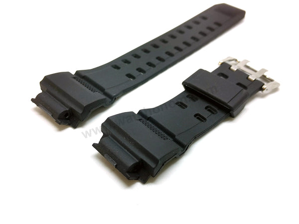 Fits/For Casio G-Shock Rangeman GW-9400 - **mm Black Rubber Replacement Watch Strap Band Belt