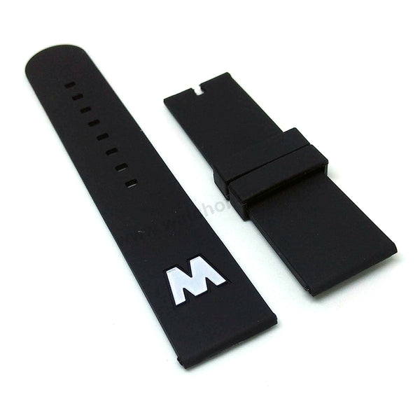 24mm Black Rubber Replacement