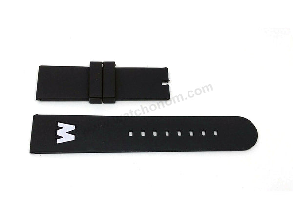 24mm Black Rubber Replacement