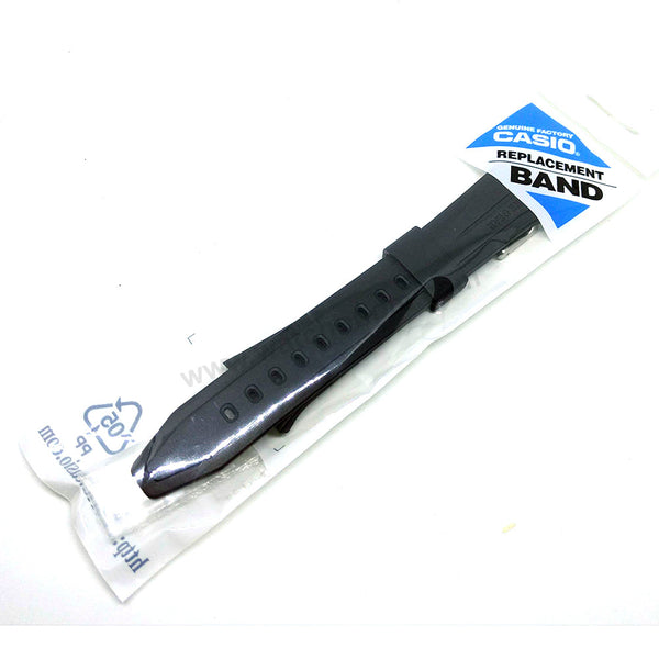 Original Casio MRP-700 Marine Gear - 16mm Black Rubber Silicone Replacement Watch Band Strap Belt