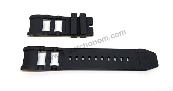 Fits/For Invicta Pro Diver 32994 , 36871 , 36872 , 37349 , 37350 , 37351 - 26mm Black Rubber Replacement Watch Band Strap