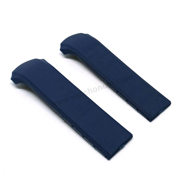 Fits/For Tissot T-Tracx T0104171705700 , T0104171705703 - 17mm Navy Blue Rubber T010417A Replacement Watch Band Strap