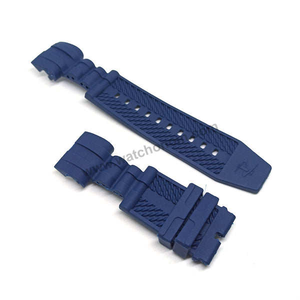 Fits/For Invicta Zeus Bolt Reserve 14403 , 14405 , 19768 - Blue/Navy Rubber Replacement Watch Strap Band Belt