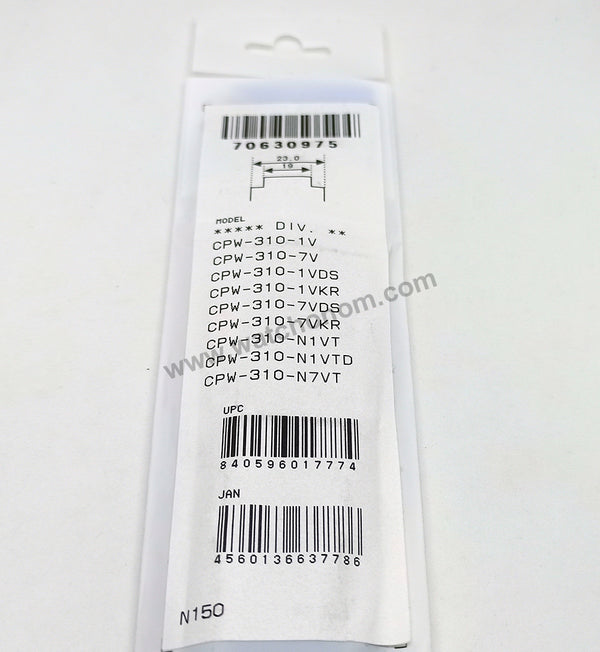 Original Casio CPW-300 , CPW-310 , CBX-600 , CBX-610 , MWA-10 , MWB-10 - Watch Band Strap - 19mm Black Rubber Rare