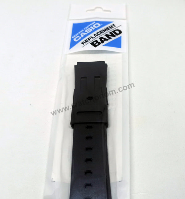 Original Casio CPW-300 , CPW-310 , CBX-600 , CBX-610 , MWA-10 , MWB-10 - Watch Band Strap - 19mm Black Rubber Rare