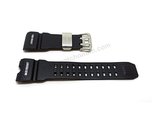 Fits/For Casio G-Shock GWG-1000 , GWG-1000GB Master of G - Black Rubber Replacement Watch Strap Band Belt