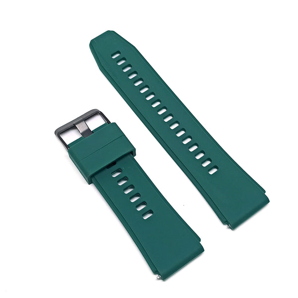 Diesel Mr. Cartoon DZCM-0002 Fits with 22mm Black Rubber Silicone Replacement Watch Strap Band