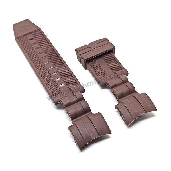 Fits/for Invicta Zeus Bolt Reserve 14406 - 26mm Brown Rubber Replacement Watch Band Strap