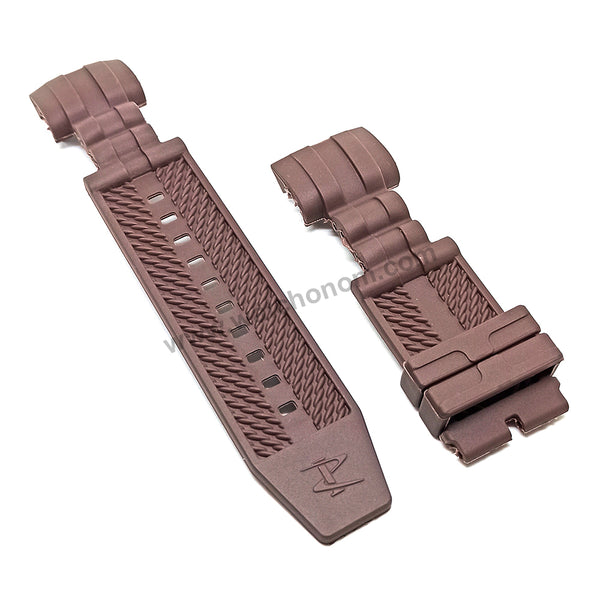 Fits/for Invicta Zeus Bolt Reserve 14406 - 26mm Brown Rubber Replacement Watch Band Strap