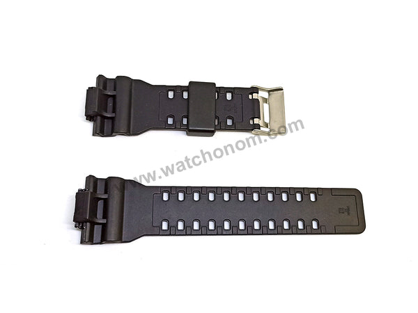Fits/For Casio G-Shock GD-100 , GD-8900 , GAC-100 , GDF-100 Black Rubber Replacement Watch Band Strap