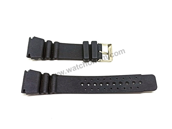 Citizen Promaster Aqualand CQ1012-50G , JH0000-02E , JH0004-01E , JH0044-07E , JH0064-00E , JH0064-00W , JH006451E , JH0064-51W - Fits with 24mm Black Rubber Silicone Replacement N.D. Limits , Diver's Watch Band Strap