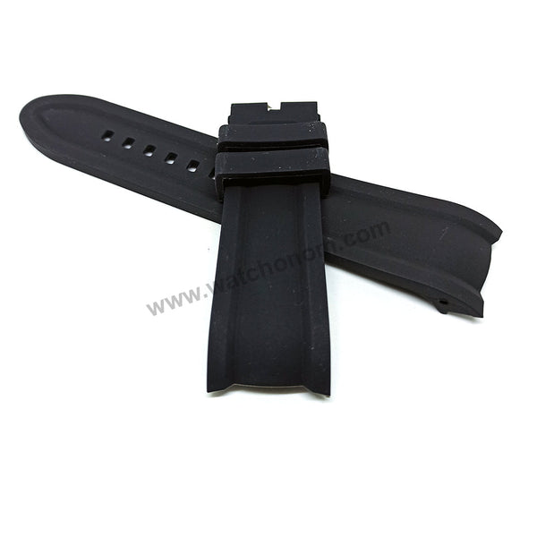 Fits/For Invicta Reserve 22167 , 22169 , 22170 , 22172 - 26mm Black Rubber/Silicone Replacement Watch Band Strap