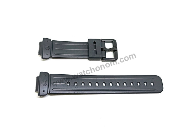 Genuine Casio Baby-G BG-169 fits/for 14mm Black Rubber Replacement Watch Band Strap - NOS Authentic