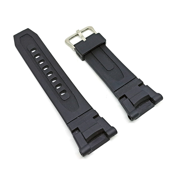 Fits/For Armitron 40/8309 , 40/8254 - Black Rubber Replacement Watch Band Strap