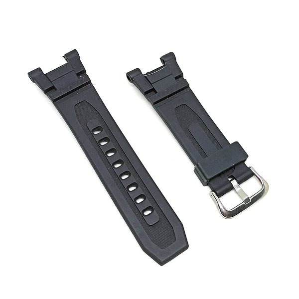 Fits/For Armitron 40/8309 , 40/8254 - Black Rubber Replacement Watch Band Strap