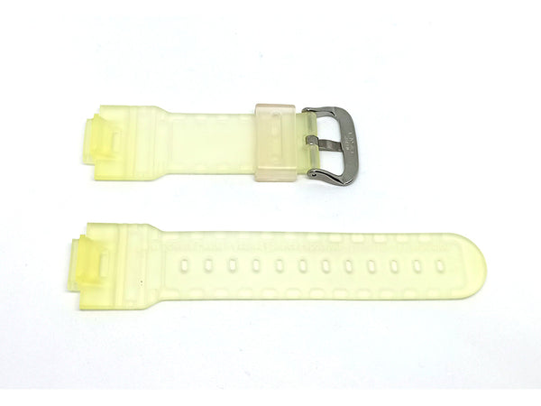 Genuine Casio AW-500NS Polar Science Center G-SHOCK fits/for 15mm White Transparent Rubber Replacement Watch Band Strap - NOS Authentic