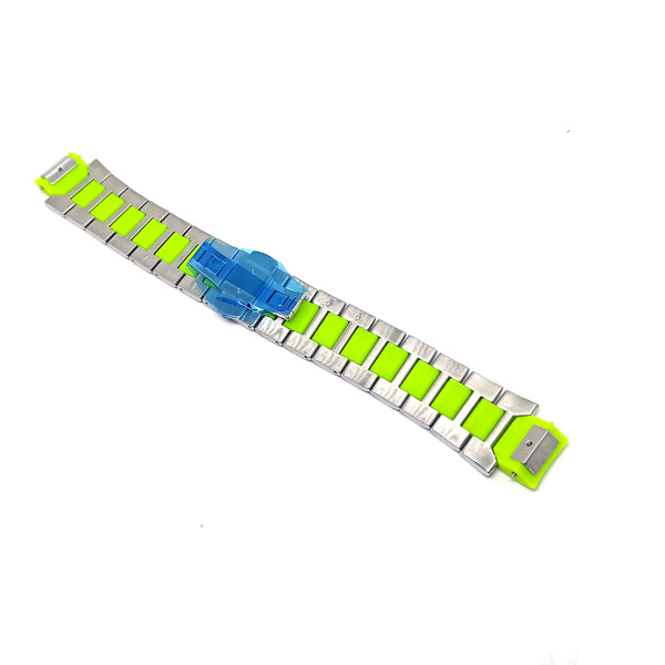 Faconnable Hydra Lady Fits with 16mm Stainless Steel Light Green Replacement Watch Band Strap Bracelet