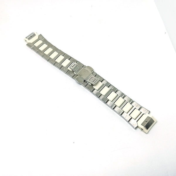 Faconnable Hydra Lady Fits with 16mm Stainless Steel White Replacement Watch Band Strap Bracelet