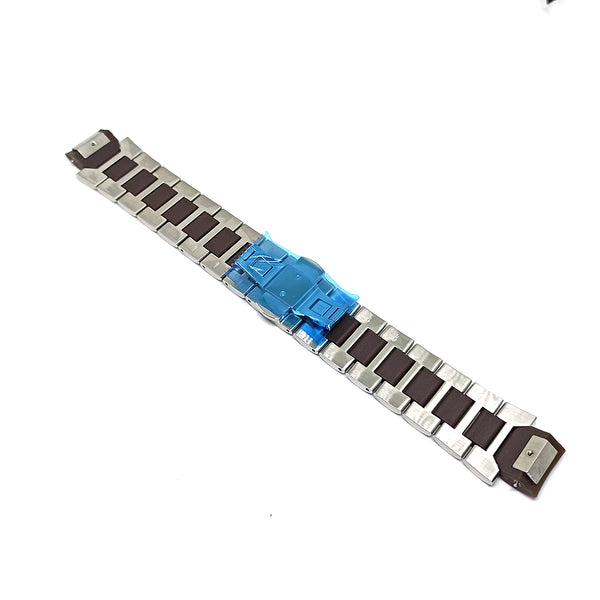 Faconnable Hydra Lady Fits with 16mm Stainless Steel - Brown Replacement Watch Band Strap Bracelet