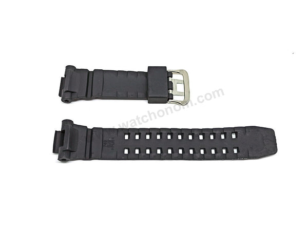 Fits/For Casio G-Shock GW-2000 , GW-2500 , GW-2500B , GW-3000B , GW-3500 , GW-3500B - 27mm Black Rubber Replacement Watch Band Strap