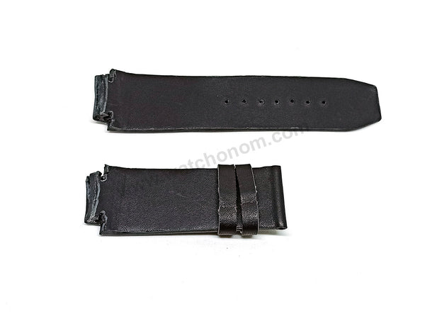 Fits/For Cerruti 1881 Roma Sportiva 68321 , CRA002* - 20mm Black Genuine Leather Replacement Watch Strap Band