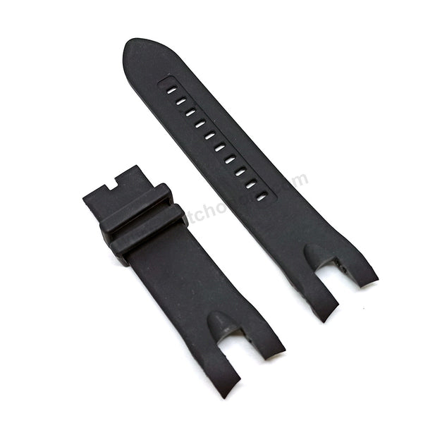 Fits/For Invicta TI-22 model 20465 , 20466 - 26mm Black Rubber Replacement Watch Band Strap Belt