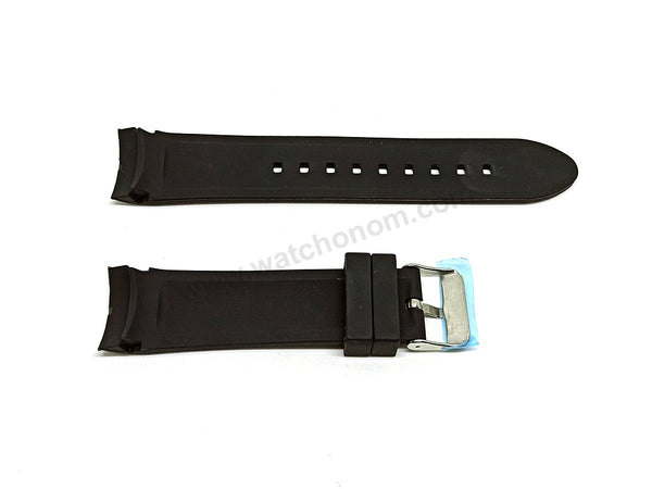 Fits/For Lorus RH992CX9 , RH994CX9 , RH995CX9 , PC32-X044 -Black Silicone Replacement Watch Band Strap Belt