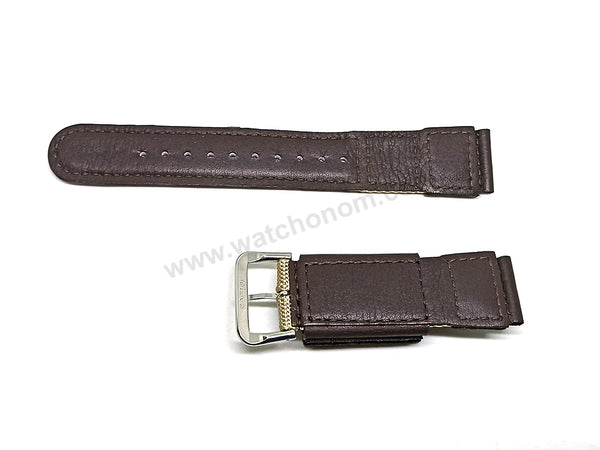 Original Casio Protrek PRT-40BJ , PRT-50BJ Watch Band Strap Belt 20mm Brown Leather Belt NOS