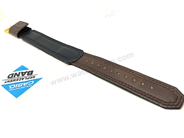 Original Casio Protrek PRT-30LS , PRT-40LS Watch Band Strap Belt 20mm Brown Leather Belt NOS Bangle