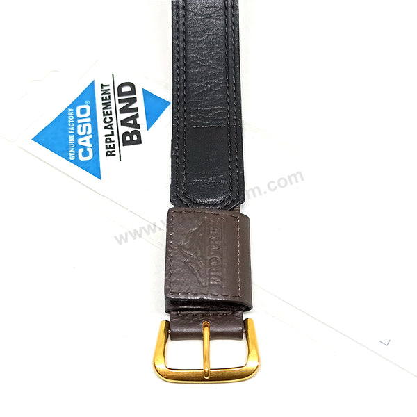 Original Casio Protrek PRT-30LS , PRT-40LS Watch Band Strap Belt 20mm Brown Leather Belt NOS Bangle