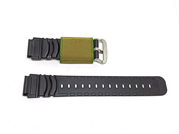 Original Casio Protrek Japan Watch Band Strap Belt 20mm Black Rubber Belt NOS Vintage