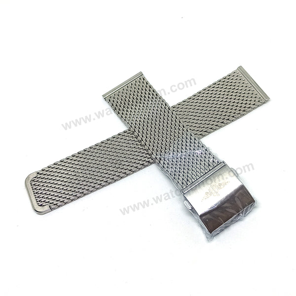 Fits/For Breitling Heritage , SuperOcean - 24mm Mesh Stainless Steel 316L Replacement Watch Bracelet Band Strap