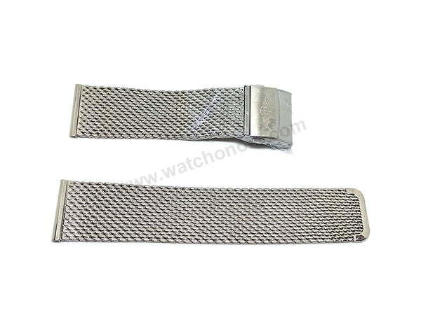 Fits/For Breitling Heritage , SuperOcean - 24mm Mesh Stainless Steel 316L Replacement Watch Bracelet Band Strap