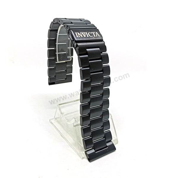 Fits/For Invicta S1 Rally 27920 , 27922 , 27923 , 27924 , 27925 , 27926 , 27927 , 27928 , 27929 - 26mm Black Leather Replacement Watch Band Strap Belt