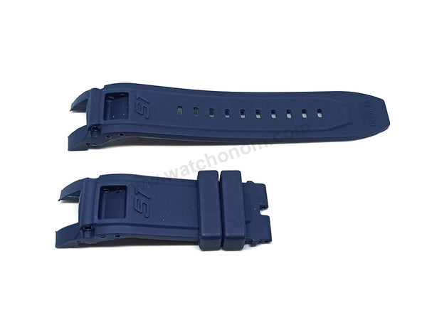 Fits/For Invicta S1 Rally 10564 , 10565 - **mm Navy Blue Rubber Replacement Watch Band Strap Belt