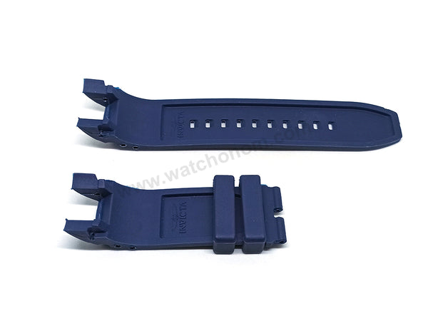 Fits/For Invicta S1 Rally 10564 , 10565 - **mm Navy Blue Rubber Replacement Watch Band Strap Belt