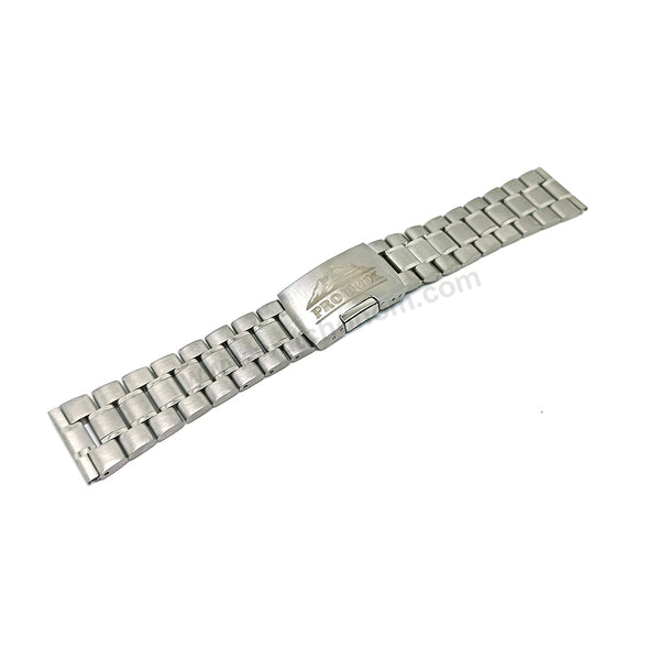 Fits/For Casio Pro Trek PRG-600 , PRG-600Y , PRG-650Y , PRW-6600 - Silver Colour Stainless Steel - Metal Replacement Watch Bracelet Band Strap Belt