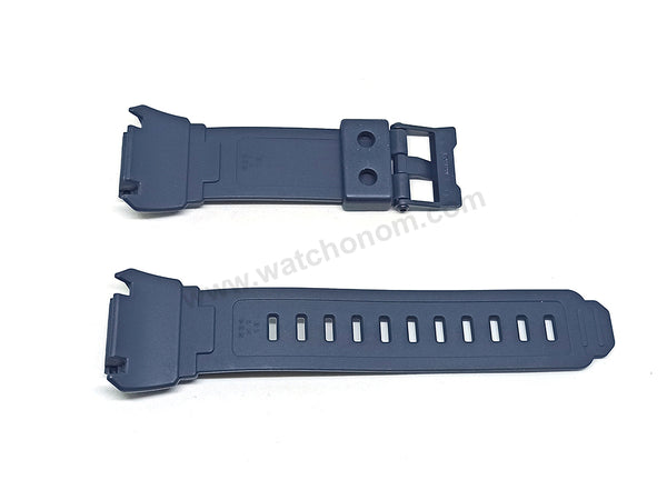 Casio Marine Gear MRT-200 , MRT-201 - Navy Blue Rubber Silicone NOS Authentic Replacement Watch Band Strap Belt