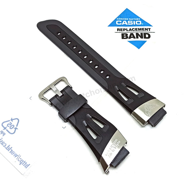 Casio G-Shock DWX-110AS Air&Style - 16mm Dark Gray Rubber Replacement Watch Band Strap Belt NOS Authentic