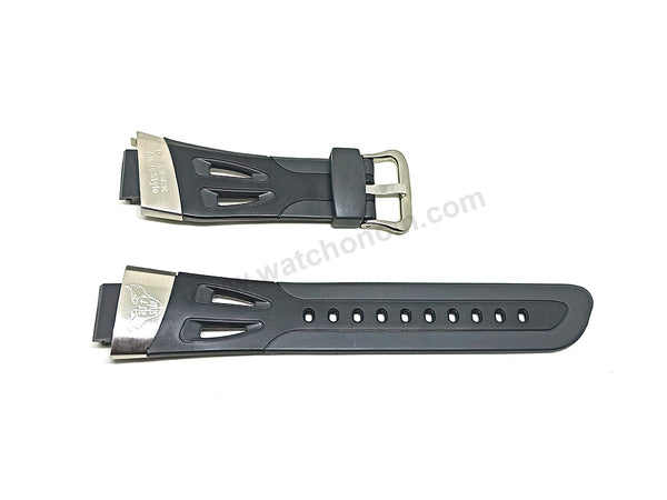 Casio G-Shock DWX-110AS Air&Style - 16mm Dark Gray Rubber Replacement Watch Band Strap Belt NOS Authentic
