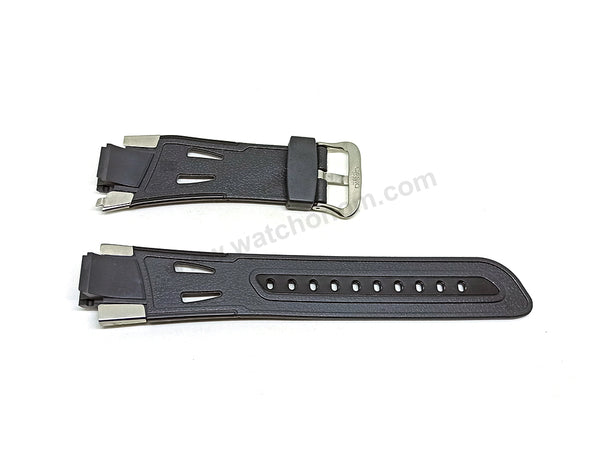 Casio G-Shock DWX-110AS Air&Style - 16mm Dark Gray Rubber Replacement Watch Band Strap Belt NOS Authentic