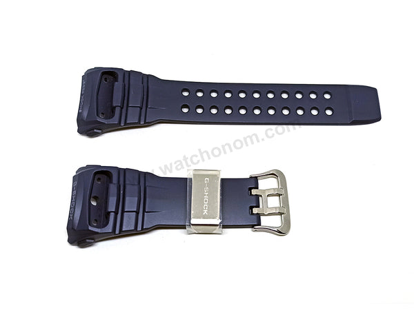 CASIO G-SHOCK Gulfmaster GWN-Q1000NV - Replacement Navy Blue Rubber Watch Band Strap Belt
