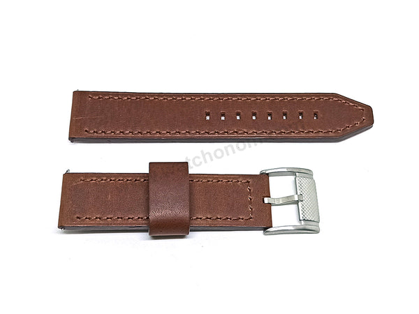 Original Fossil CH2882 , CH2885 Decker Replacement Watch Band Strap - 22mm Brown Genuine Leather