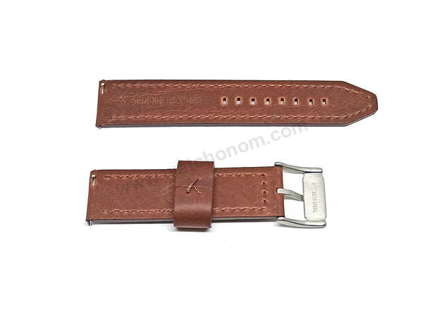 Original Fossil CH2882 , CH2885 Decker Replacement Watch Band Strap - 22mm Brown Genuine Leather