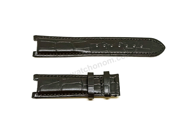 Fits/For Guess Collection X72005G2S , A47001G2 Replacement Black Leather Watch Band Belt Strap Belt