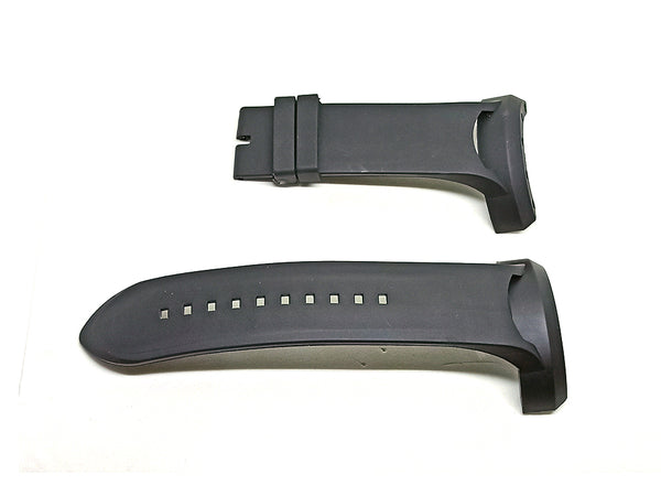 Fits/For Invicta S1 Rally 22434, 22435, 22436, 22437, 22438, 22439, 22440 - **mm Black Rubber Replacement Watch Band Strap Belt